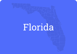 Florida state outline map